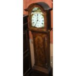 A 19th century oak cased eight day Grandfather clock with separate second hand by Hocking of