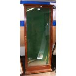 Mahogany display cabinet with glazed front