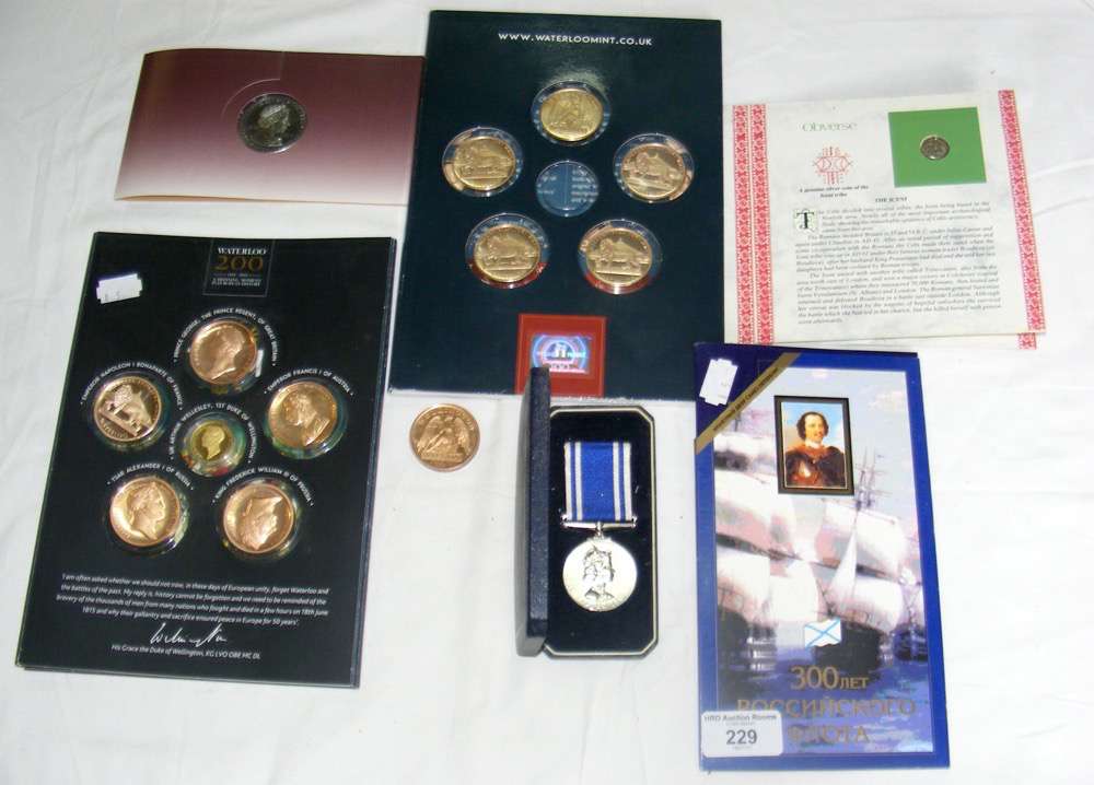 Collectable coinage, etc.