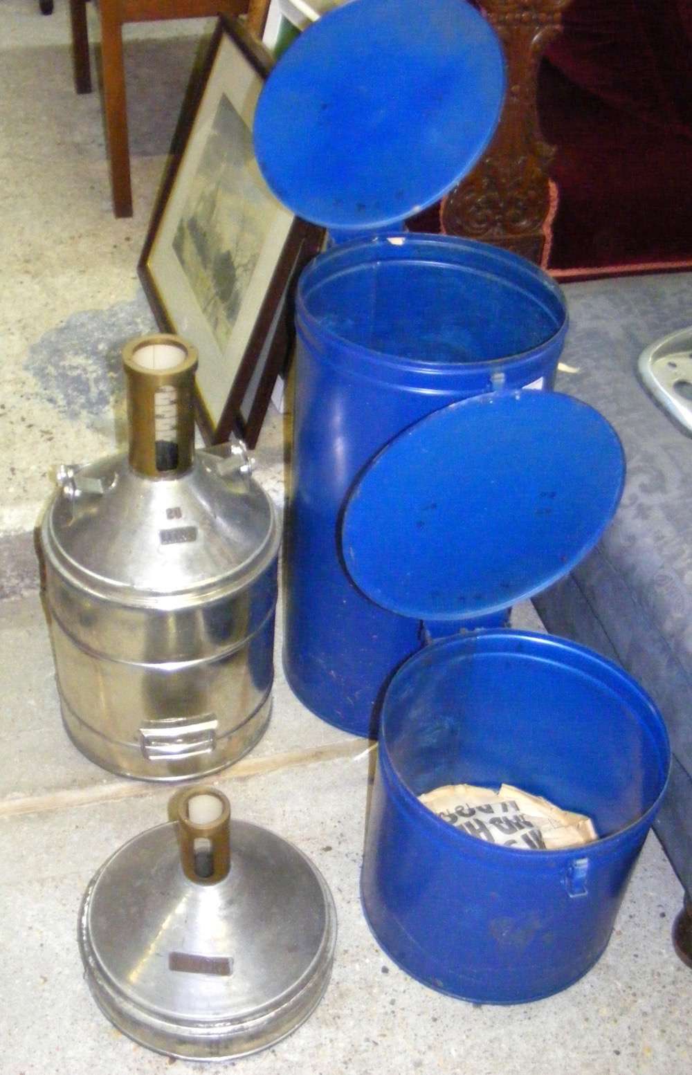 A cased precision fuel cylinder and one other