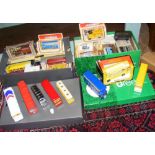 Boxed and unboxed die-cast model vehicles