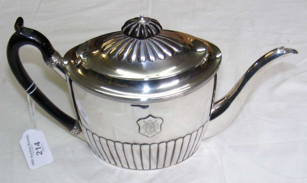 Georgian silver teapot - London 1798