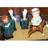 Royal Doulton figure "Uriah Heep" etc.