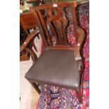 An antique carver chair