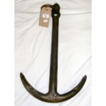 A heavy "non-magnetic" bronze ship's anchor - 57cm