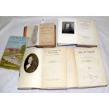Interesting Isle of Wight and other books from Uffa Fox's library, including "Isle of Wight" by