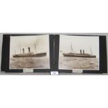 An album of over 40 23cm x 29cm monochrome Beken of Cowes photographic portraits