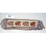 A fine beadwork "Miser" purse with gilt acorn mounts