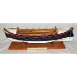 A wooden model of the Sailing and Pulling Lifeboat "Catherine Swift" based at Atherfield from 1892