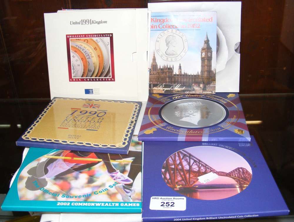 Various collectable coinage in presentation packs including 2002 Commonwealth Games