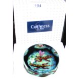 A Caithness Limited Edition "Double Salamander" paperweight No. 17 of 25 with original box