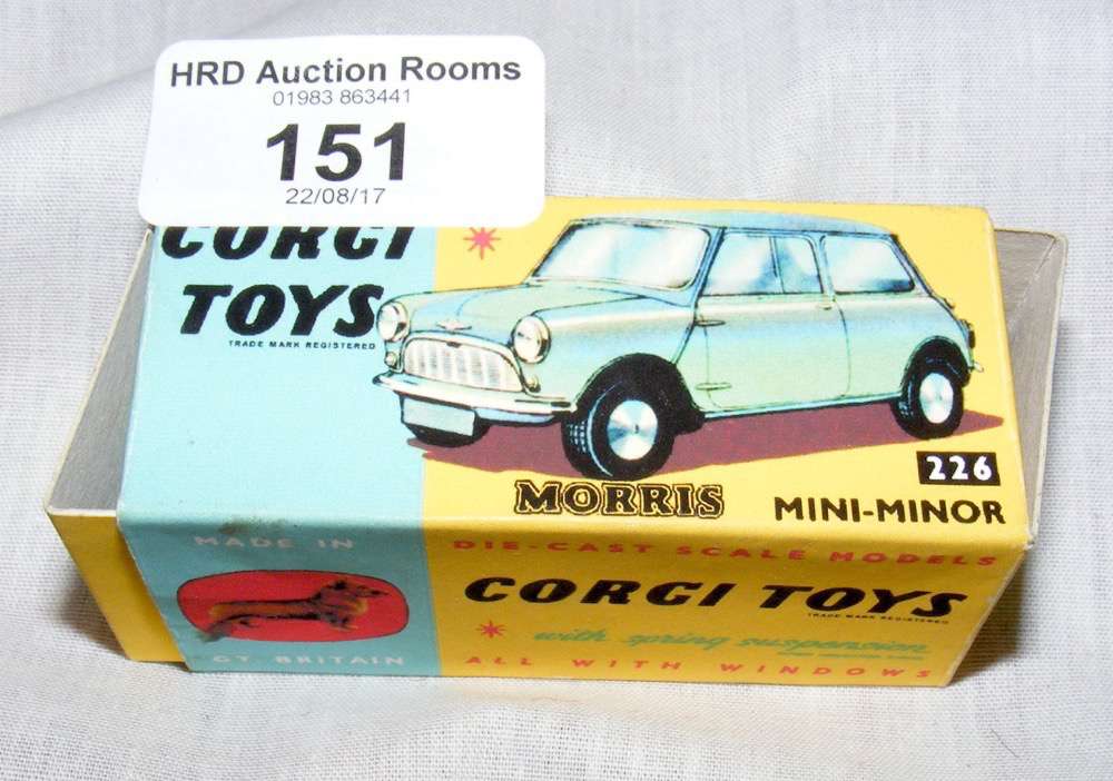 Boxed Corgi Morris Mini Minor No.226