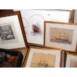 A large selection of Naval pictures and others