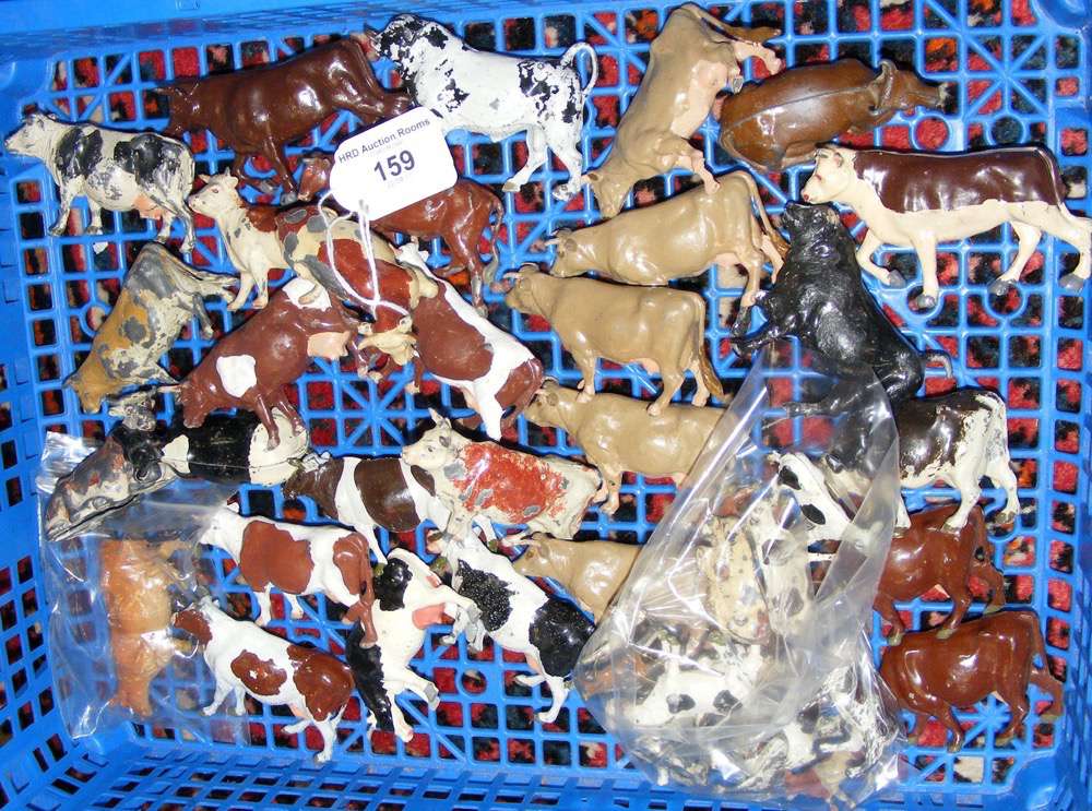 Selection of Britains lead farm animals