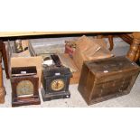 Large quantity of clock and watch parts
