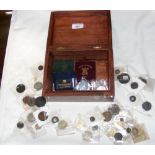 Collectable silver and other coinage, including George III coin