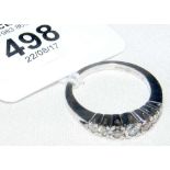 Diamond eternity ring in 18ct white gold setting - approx. .50 carat total