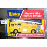 Boxed Dinky toy Airport Fire Rescue and Tender