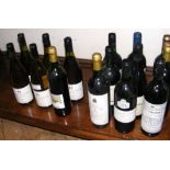 Selection of various wines