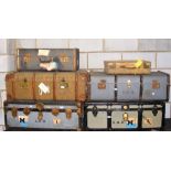 Travelling trunks, storage chest