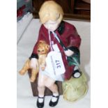 A Royal Doulton figurine - "The Girl Evacuee" No. HN3203