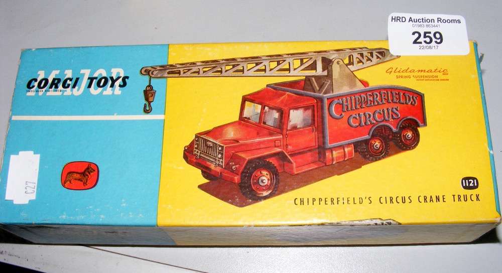 Corgi Chipperfield's Circus Crane Truck No. 1121 - boxed