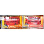 Two boxed Dinky Toys No. 289 Routemaster Buses