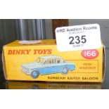 Boxed Dinky toy No. 166 Sunbeam Rapier Saloon