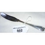 A Tiffany sterling silver butter knife