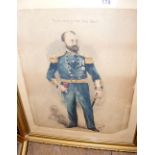 H PEARSON APPLIN - 31cm x 25cm - watercolour - portrait of a Naval Officer in full dress uniform "