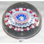 A Baccarat concentric design paperweight