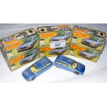 Six Matchbox die-cast vehicles, including Citroen CX