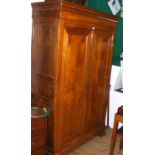 An antique French two door wardrobe - 130cm