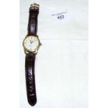 A gent's Omega Seamaster date wrist watch