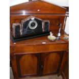 Victorian mahogany chiffonier with drawers and cupboards below