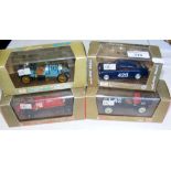 Four boxed Brumm die-cast racing cars, including The Lancer Aurelia B20