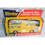 Boxed Dinky Toy Airport Fire Rescue and Tender