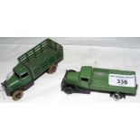 A Dinky Toy 25F Truck and one other