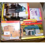 Selection of boxed Hornby railway accessories, including water tower, etc.