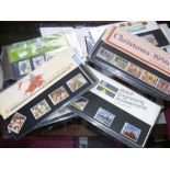 Selection of Royal Mail mint stamps commemorating British birds, fishing, etc.