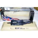 Die-cast model of Thrust SSC - signed by Andy Green