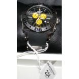 A new Aquaswiss gent's chronograph wrist watch with box