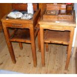 Pair of antique French bedside tables