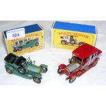 A Matchbox Y-15 1907 Rolls Royce, together with one other