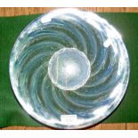 A 29cm diameter Lalique "Poissons" bowl