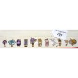 Collection of eleven assorted dress rings