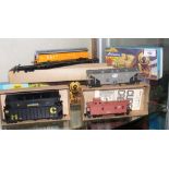 Six boxed Trains in Miniature - American freight and other