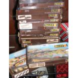 Eleven boxed and unopened Faller Z gauge train track and accessories