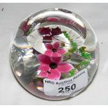A Whitefriars Caithness Autumn Bouquet paperweight