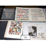 Selection of interesting stamp albums - Switzerland, Russia and Commonwealth